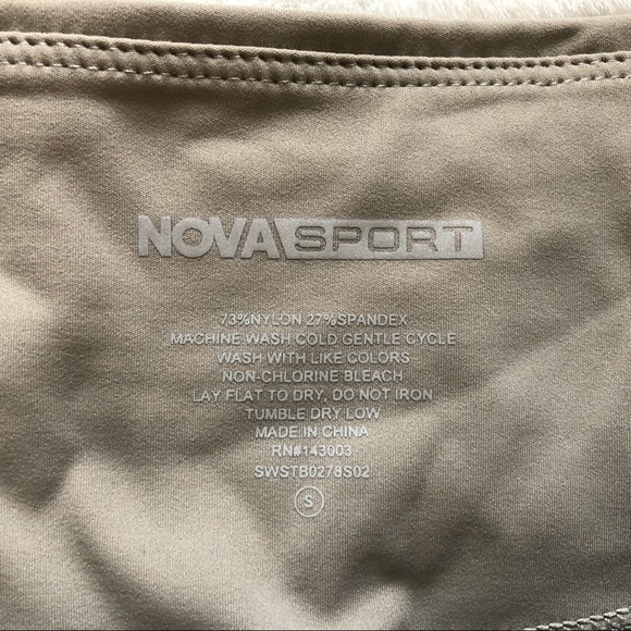 NOVA SPORT Crunch Time Active Scrunch Butt Biker Short In Sculpt Tech Size Small - Picture 5 of 8